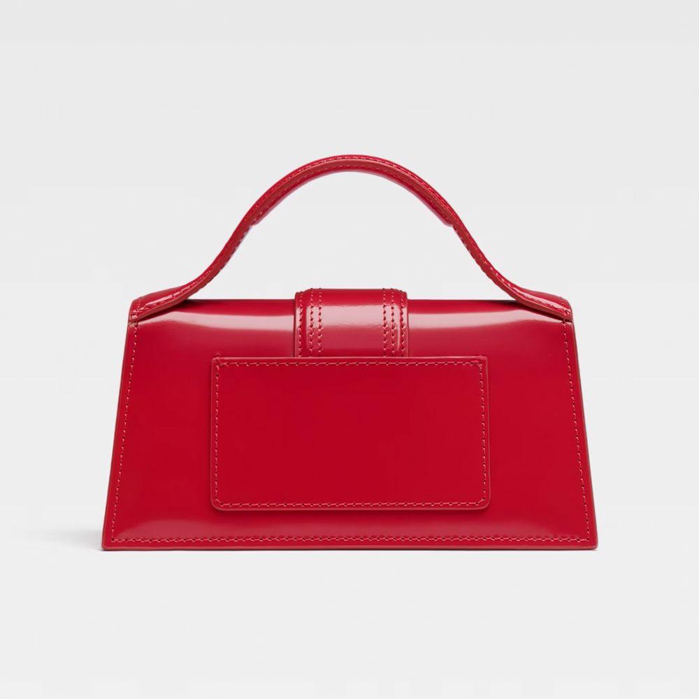 Jacquemus Red Leather Small Crossbody Bag Jacquemus