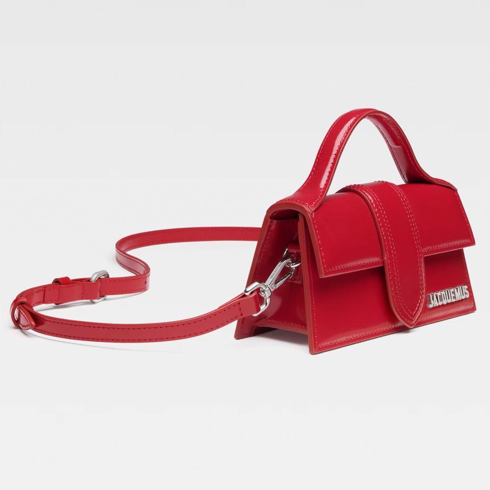 Jacquemus Red Leather Small Crossbody Bag Jacquemus