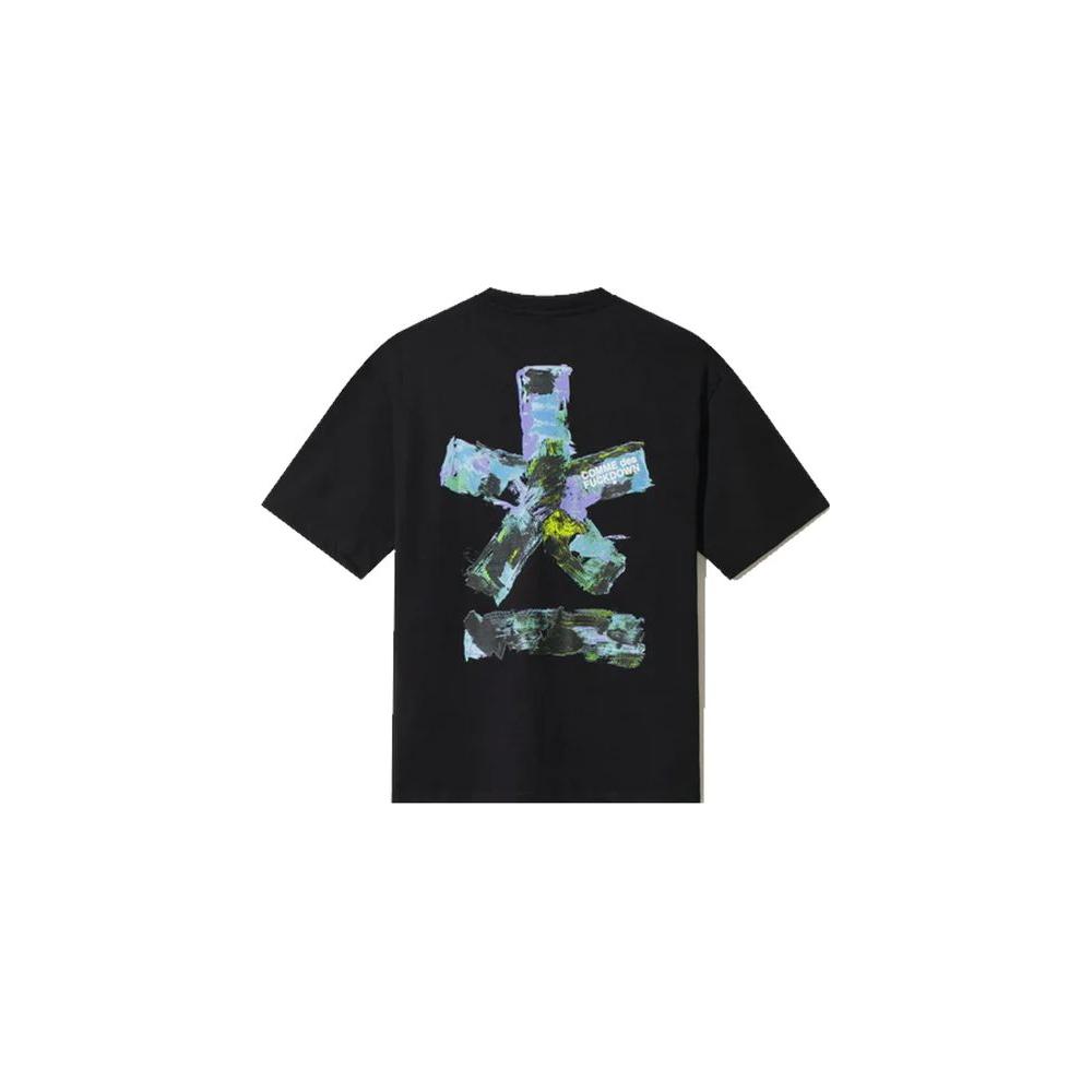 Comme Des Fuckdown Black Cotton T-Shirt Comme Des Fuckdown