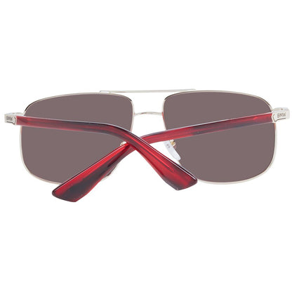 BMW Rose Gold Metal Sunglasses