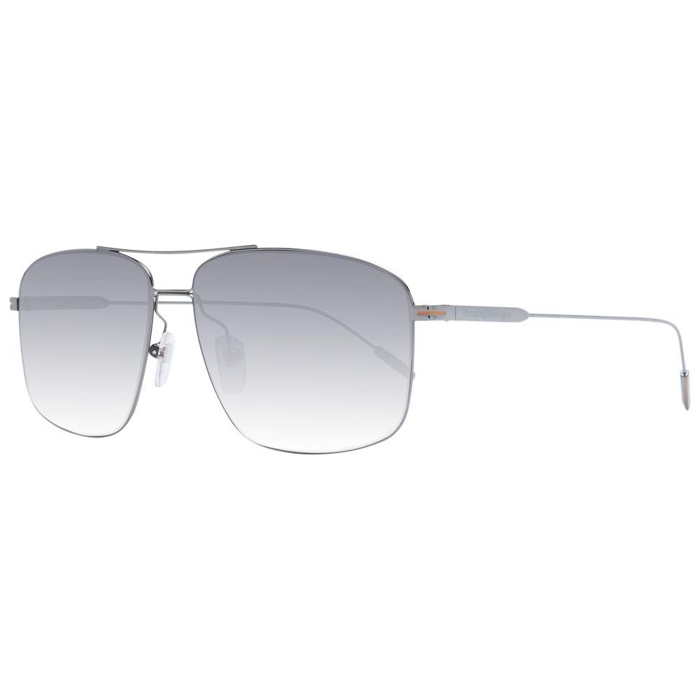 Ermenegildo Zegna Gray Men Sunglasses