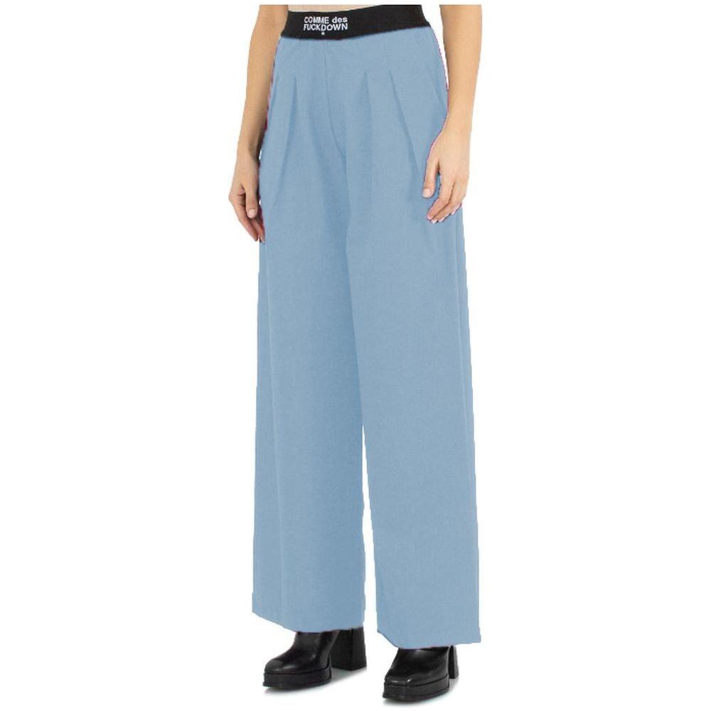 Comme Des Fuckdown Light Blue Polyester Jeans & Pant Comme Des Fuckdown