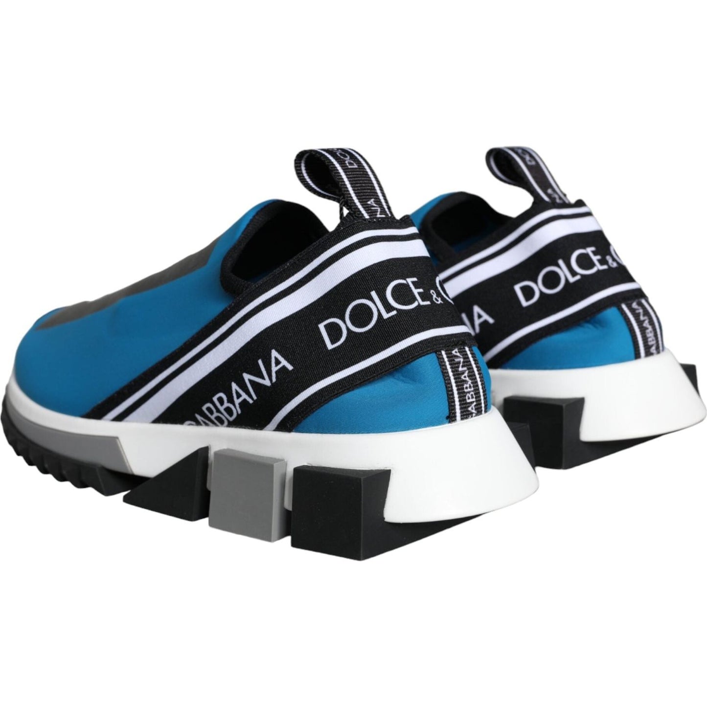 Dolce & Gabbana Blue Logo Low Top Sorrento Men Sneakers Shoes Dolce & Gabbana