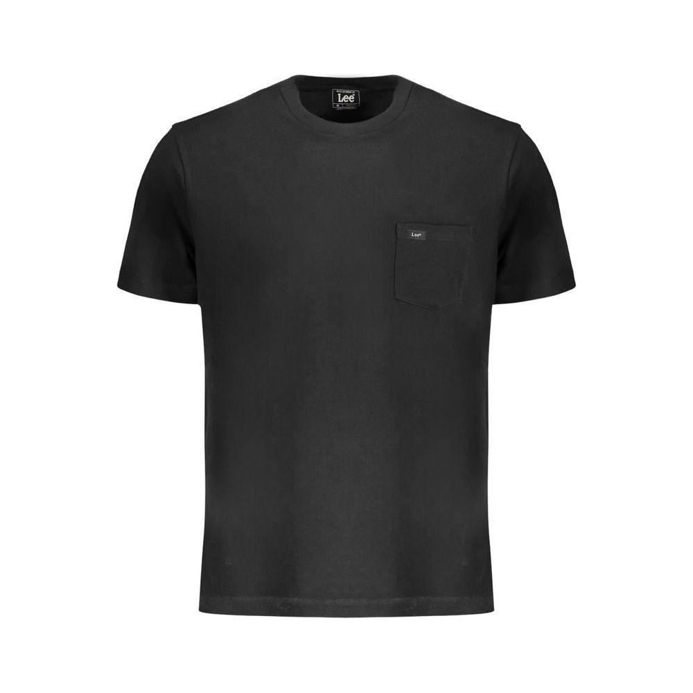 Lee Black Cotton T-Shirt Lee