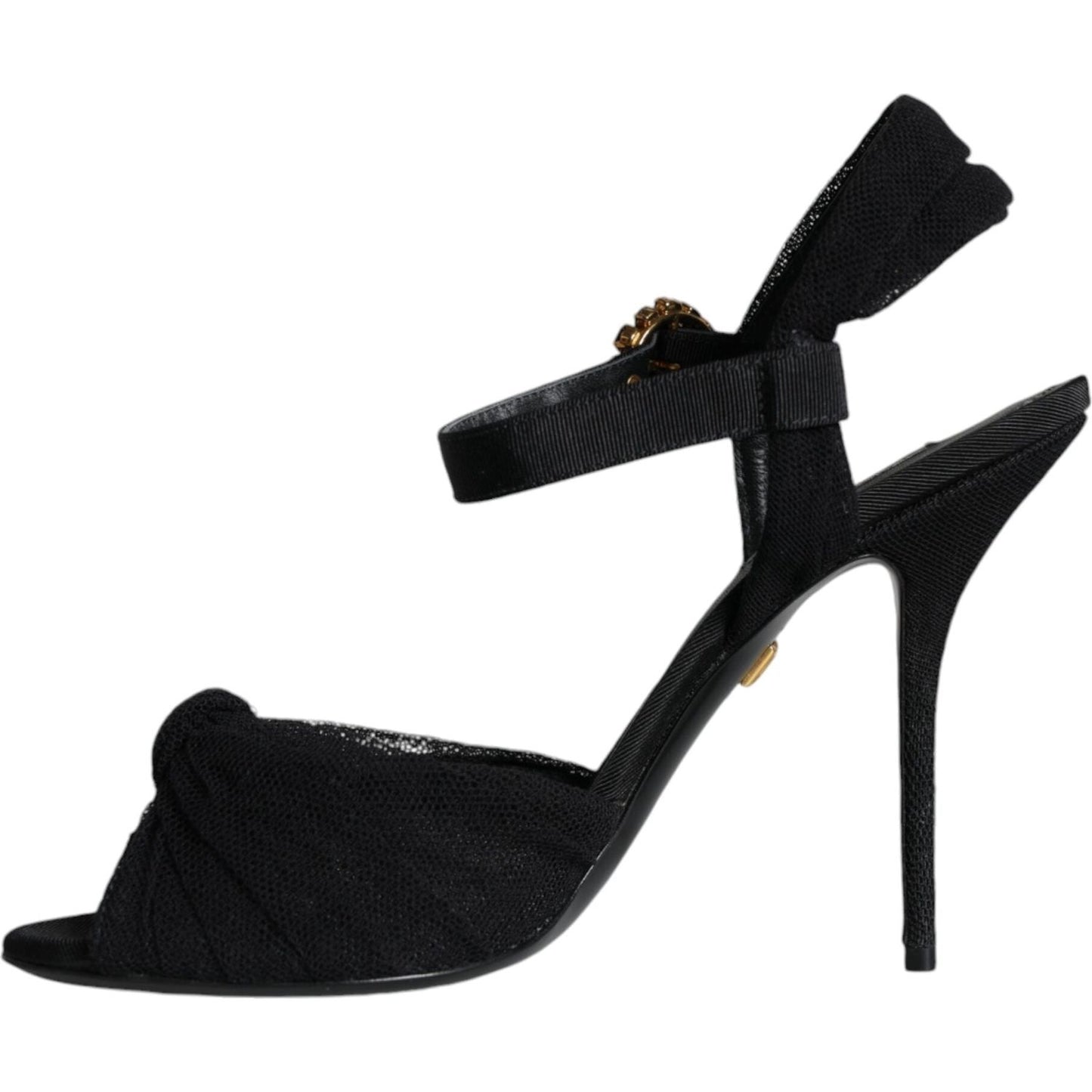 Dolce & Gabbana Black KEIRA Heels Ankle Strap Sandals Shoes Dolce & Gabbana