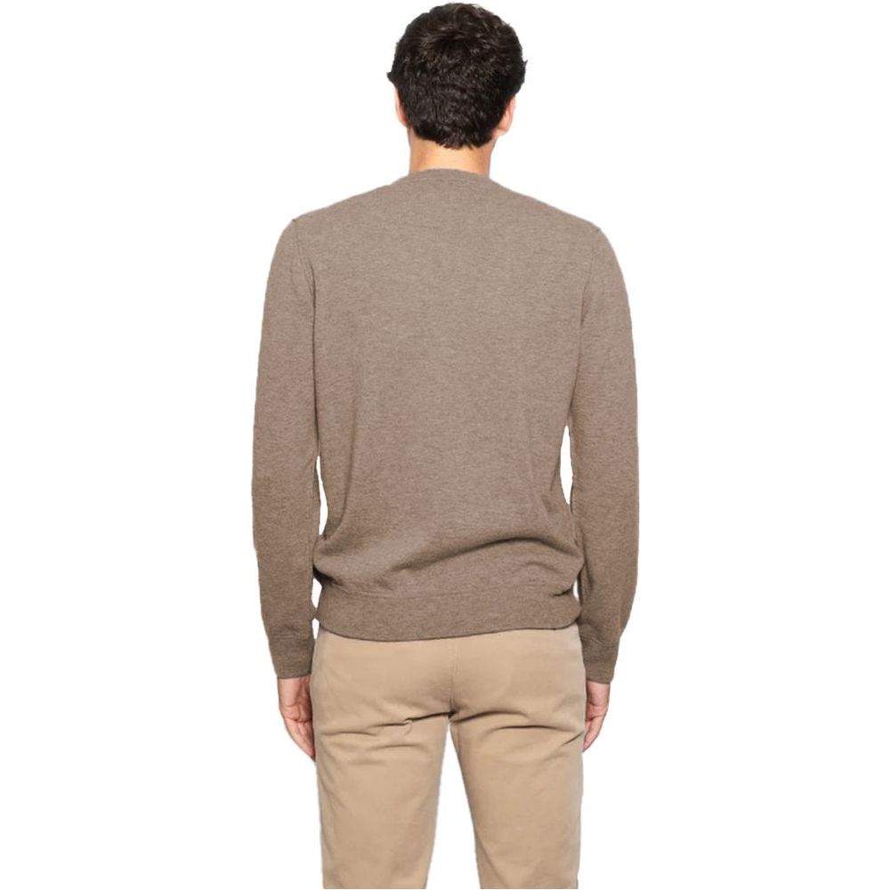 Alpha Studio Brown Wool Vergine Sweater Alpha Studio