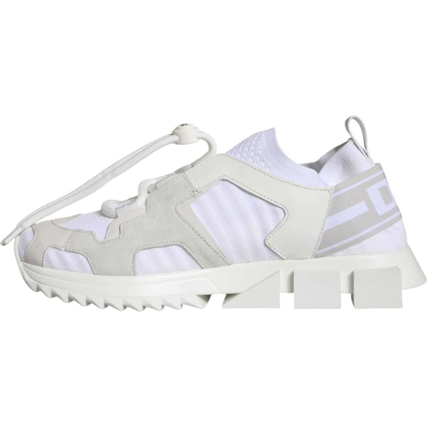 Dolce & Gabbana White Mesh Sorrento Trekking Sneakers Shoes Dolce & Gabbana