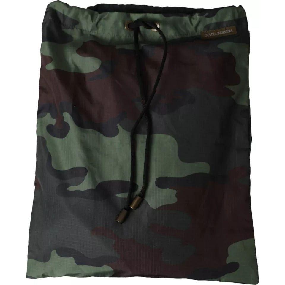 Dolce & Gabbana Multicolor Camouflage Patchwork Beachwear Shorts Swimwear Dolce & Gabbana