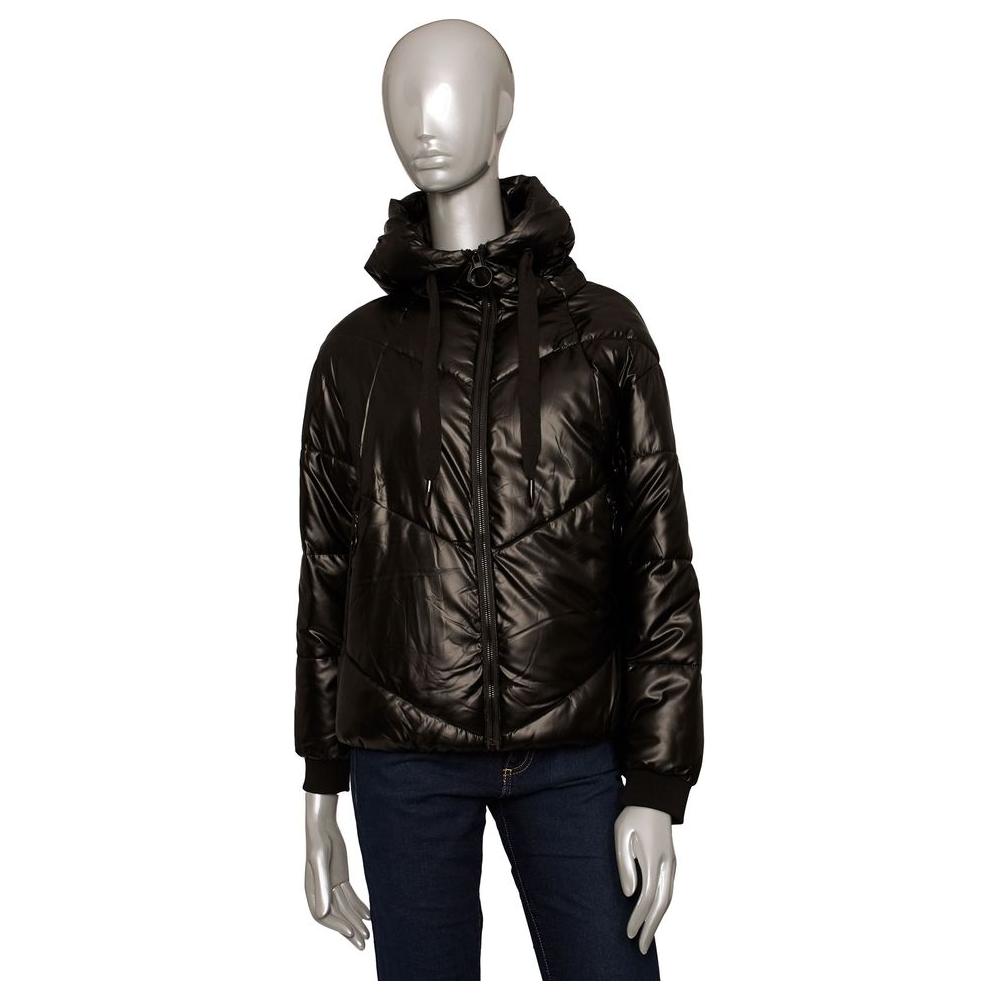 Baldinini Trend Black Polyester Women Jacket Baldinini Trend