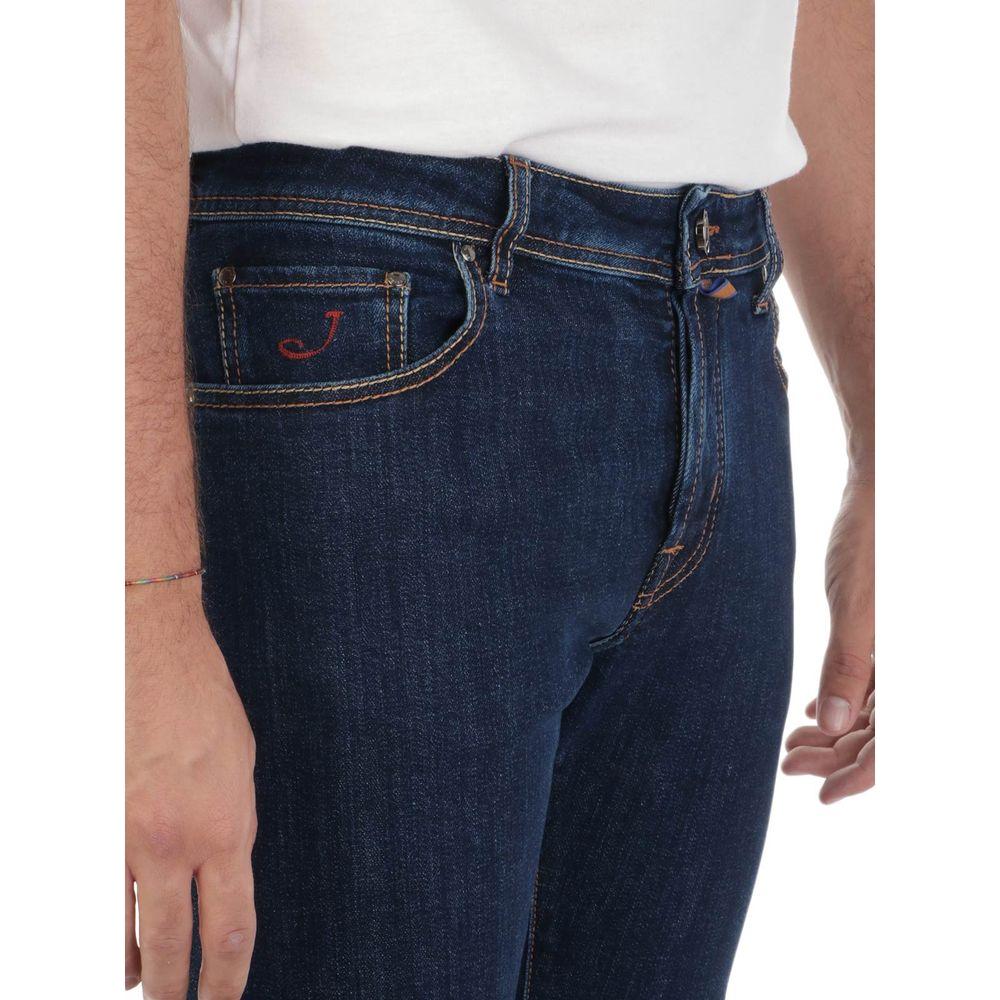 Jacob Cohen Blue Cotton Jeans & Pant Jacob Cohen