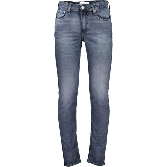 Calvin Klein Blue Cotton Jeans & Pant Calvin Klein