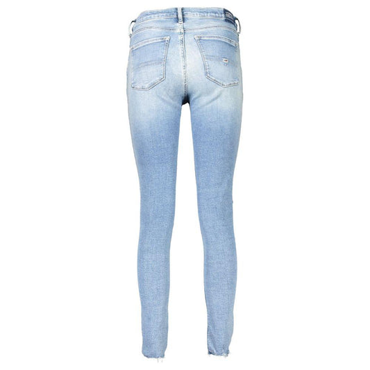 Tommy Hilfiger Light Blue Cotton Jeans & Pant Tommy Hilfiger