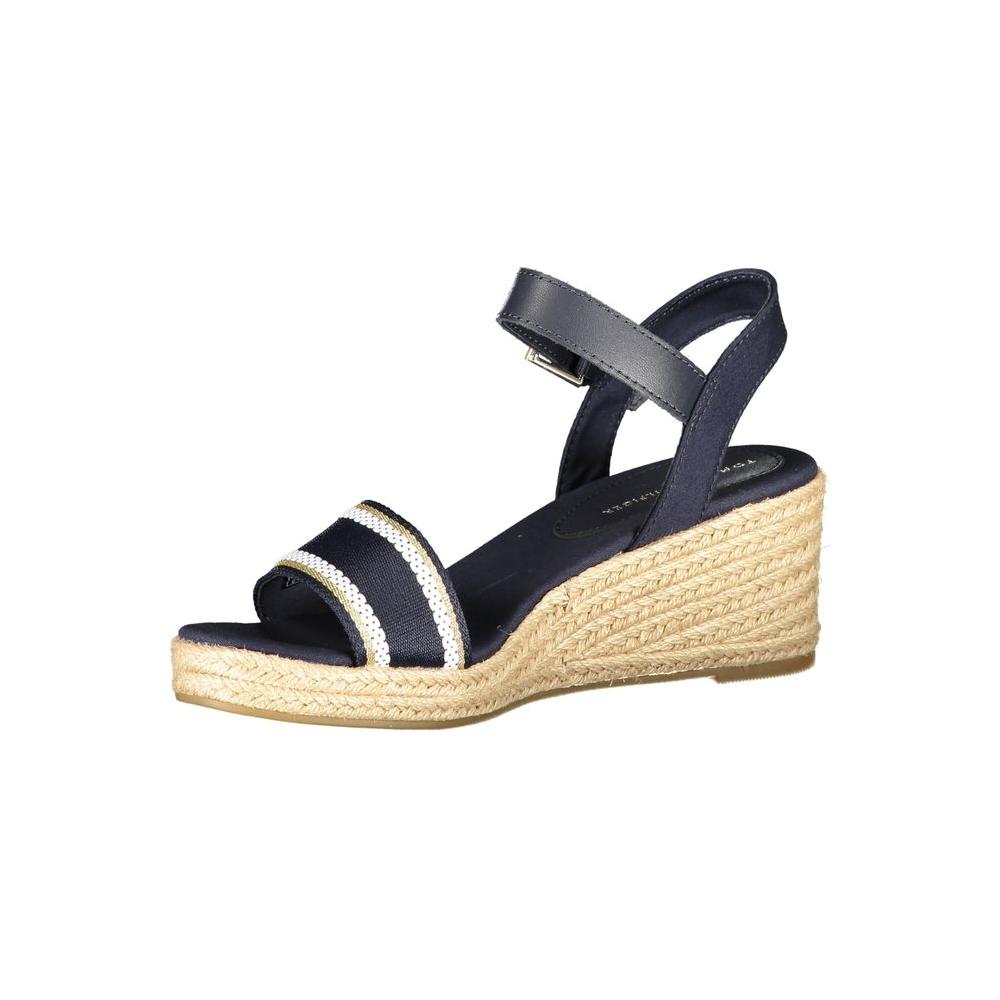 Tommy Hilfiger Blue Polyester Sandal Tommy Hilfiger