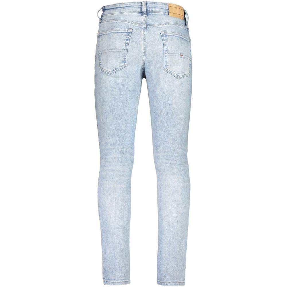 Tommy Hilfiger Light Blue Cotton Jeans & Pant Tommy Hilfiger