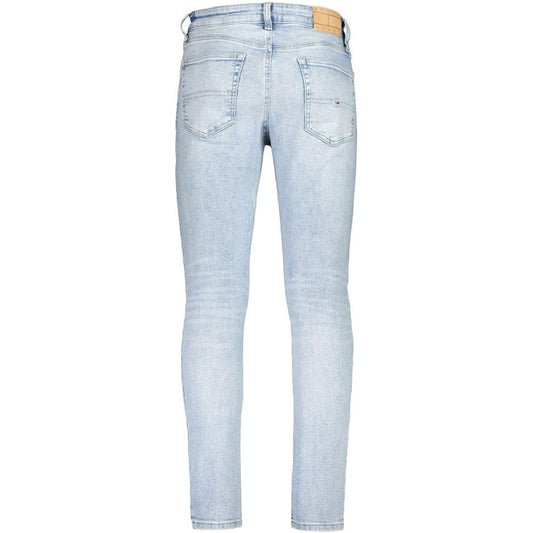 Tommy Hilfiger Light Blue Cotton Jeans & Pant Tommy Hilfiger