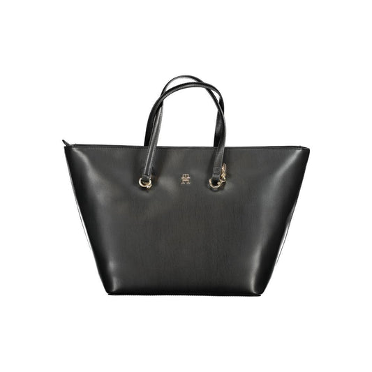 Tommy Hilfiger Black Polyethylene Handbag Tommy Hilfiger