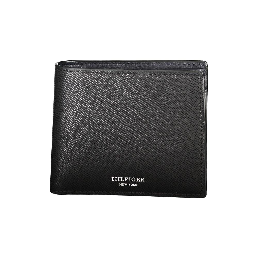 Tommy Hilfiger Black Leather Wallet Tommy Hilfiger