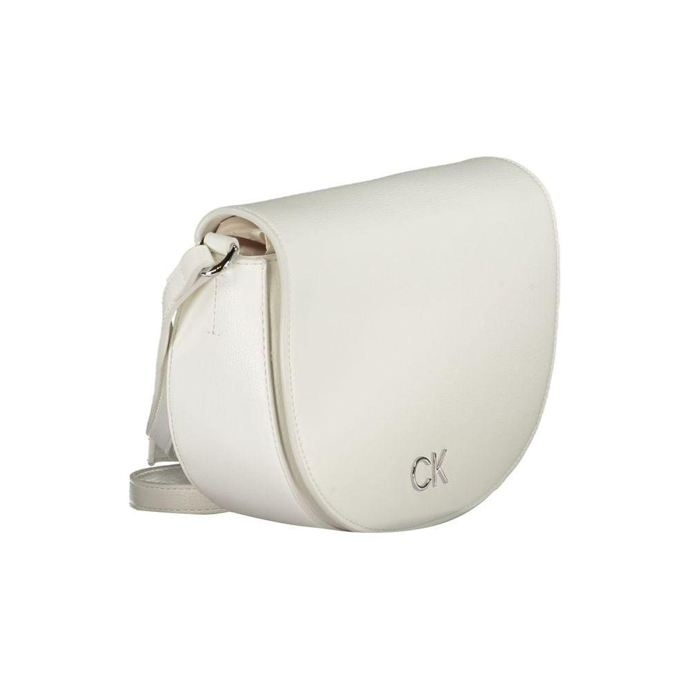 Calvin Klein White Polyethylene Handbag Calvin Klein