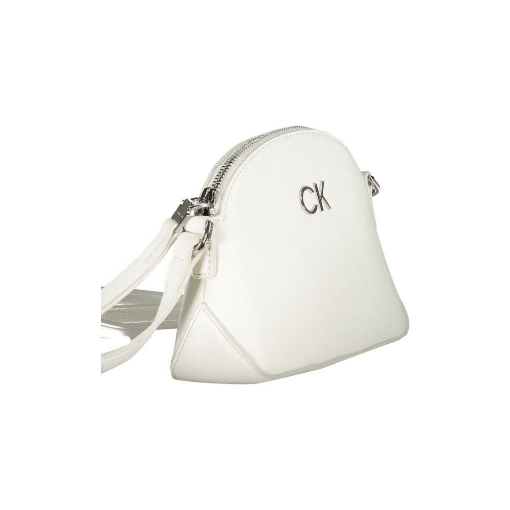 Calvin Klein White Polyethylene Handbag Calvin Klein