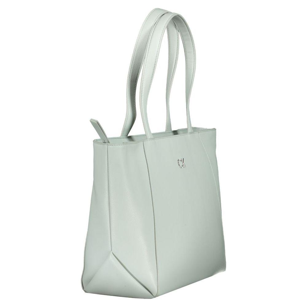 Calvin Klein Light Blue Polyethylene Handbag Calvin Klein