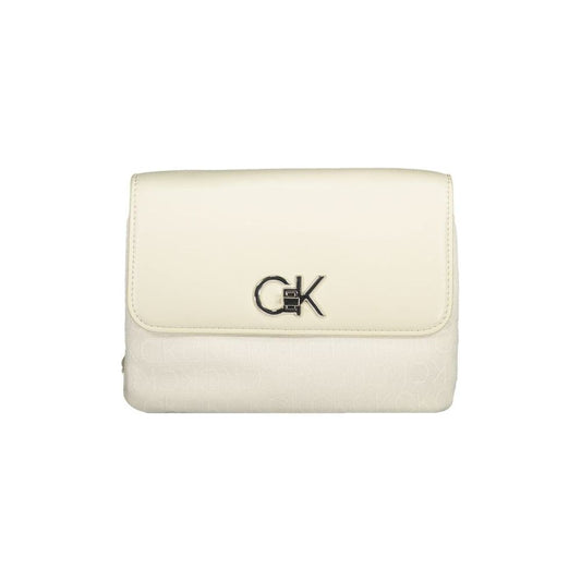 Calvin Klein Beige Polyester Handbag Calvin Klein