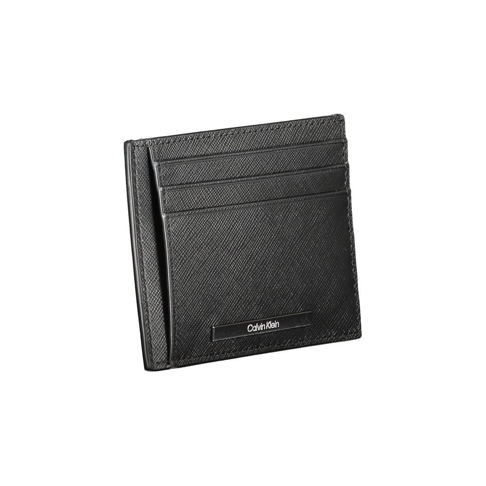 Calvin Klein Black Leather Wallet Calvin Klein