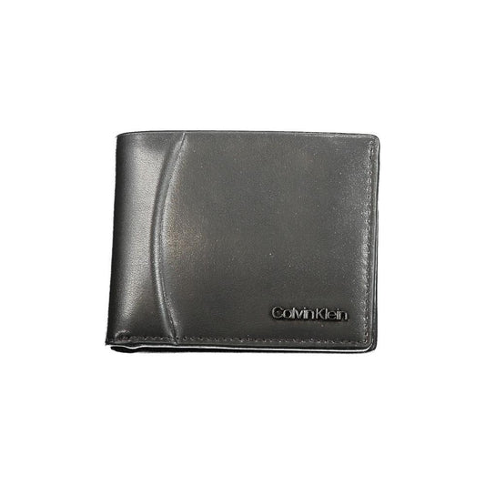 Calvin Klein Black Leather Wallet Calvin Klein