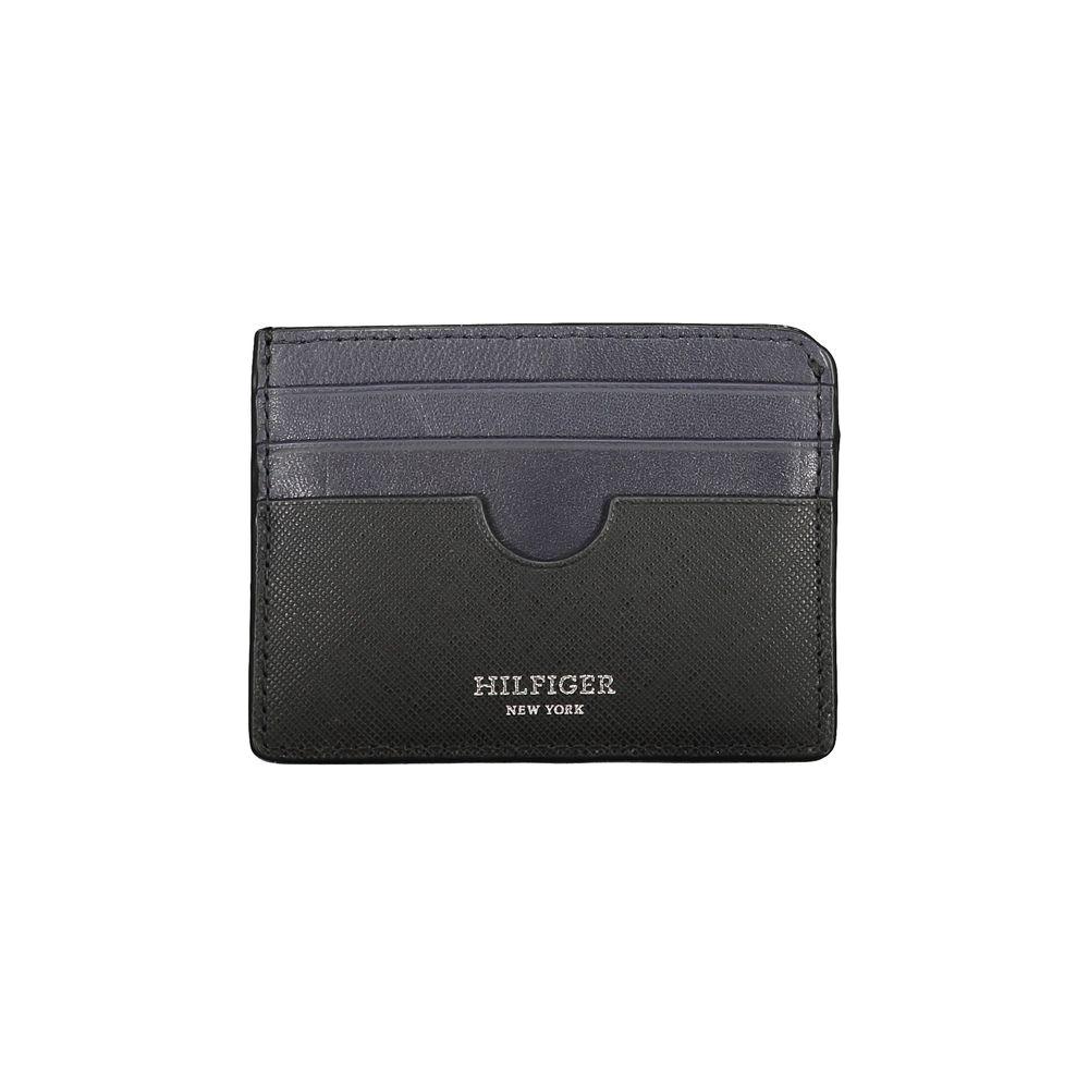 Tommy Hilfiger Black Leather Wallet Tommy Hilfiger