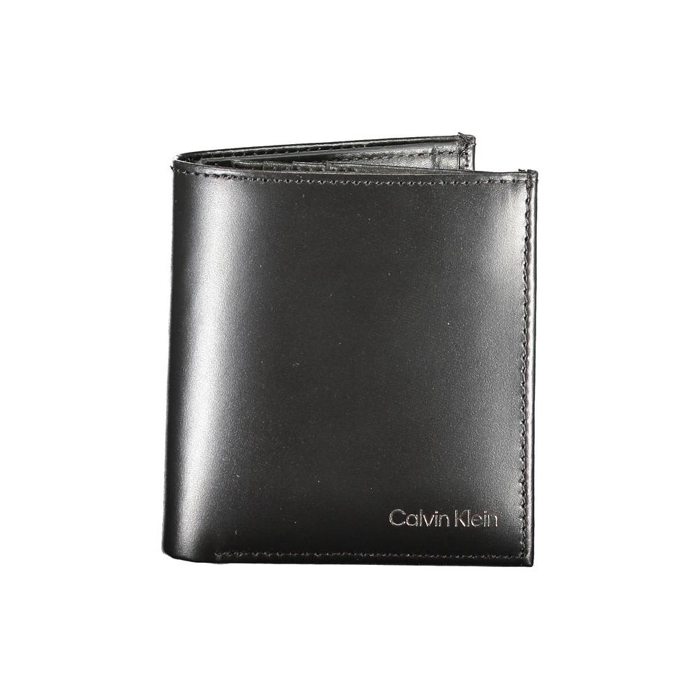 Calvin Klein Black Leather Wallet Calvin Klein