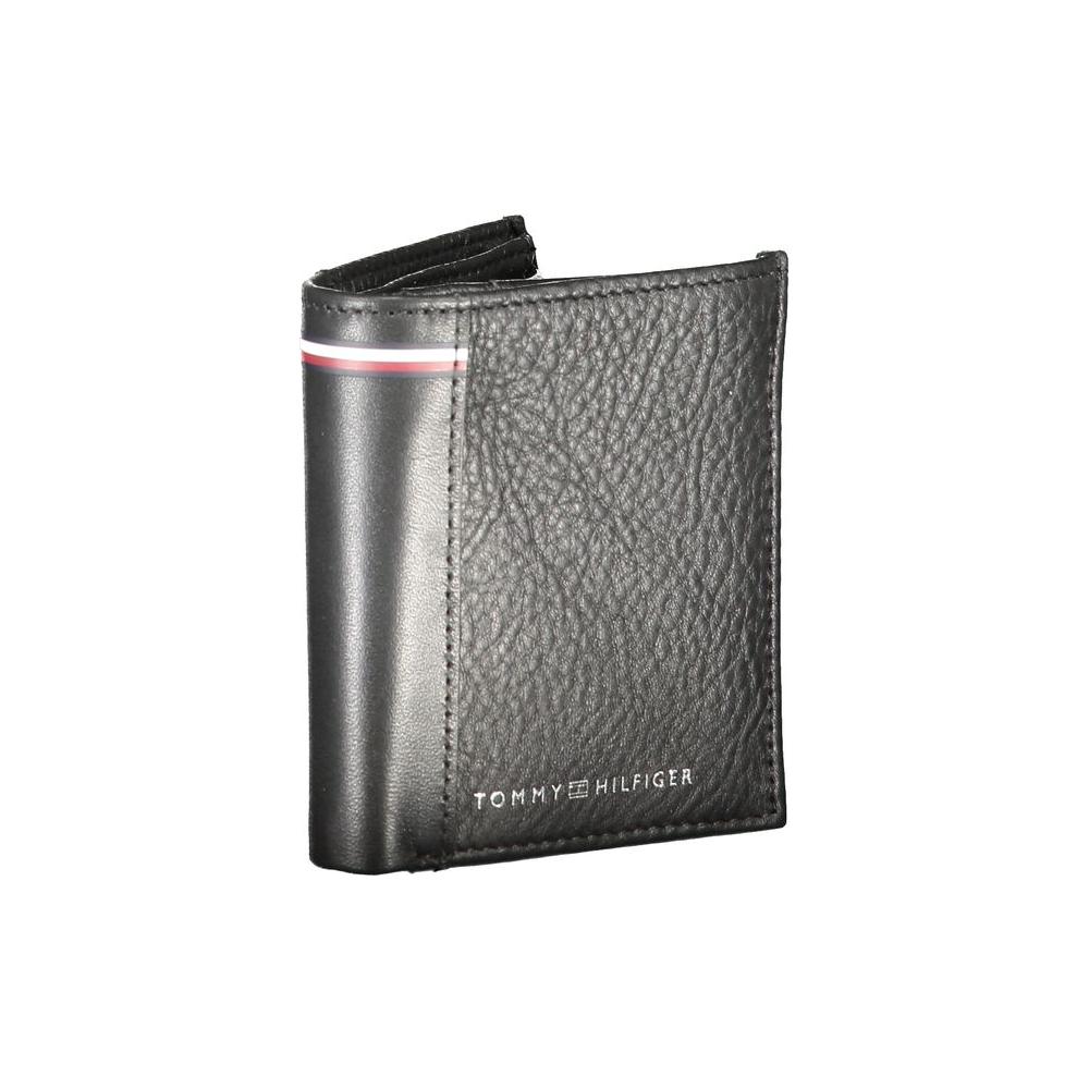 Tommy Hilfiger Black Leather Wallet Tommy Hilfiger