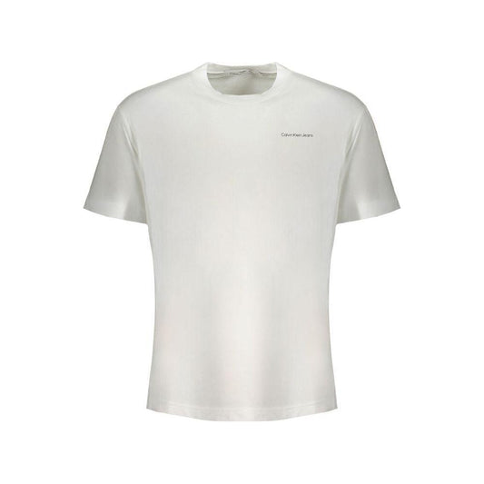 Calvin Klein White Cotton T-Shirt Calvin Klein