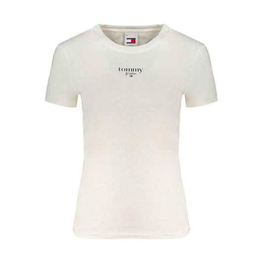 Tommy Hilfiger White Cotton Tops & T-Shirt Tommy Hilfiger