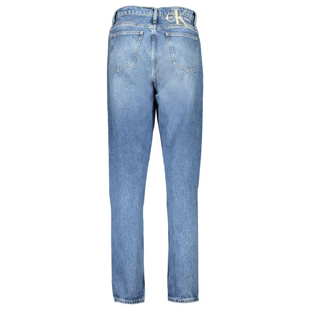 Calvin Klein Blue Cotton Jeans & Pant Calvin Klein