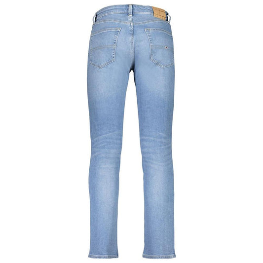 Tommy Hilfiger Light Blue Cotton Jeans & Pant Tommy Hilfiger