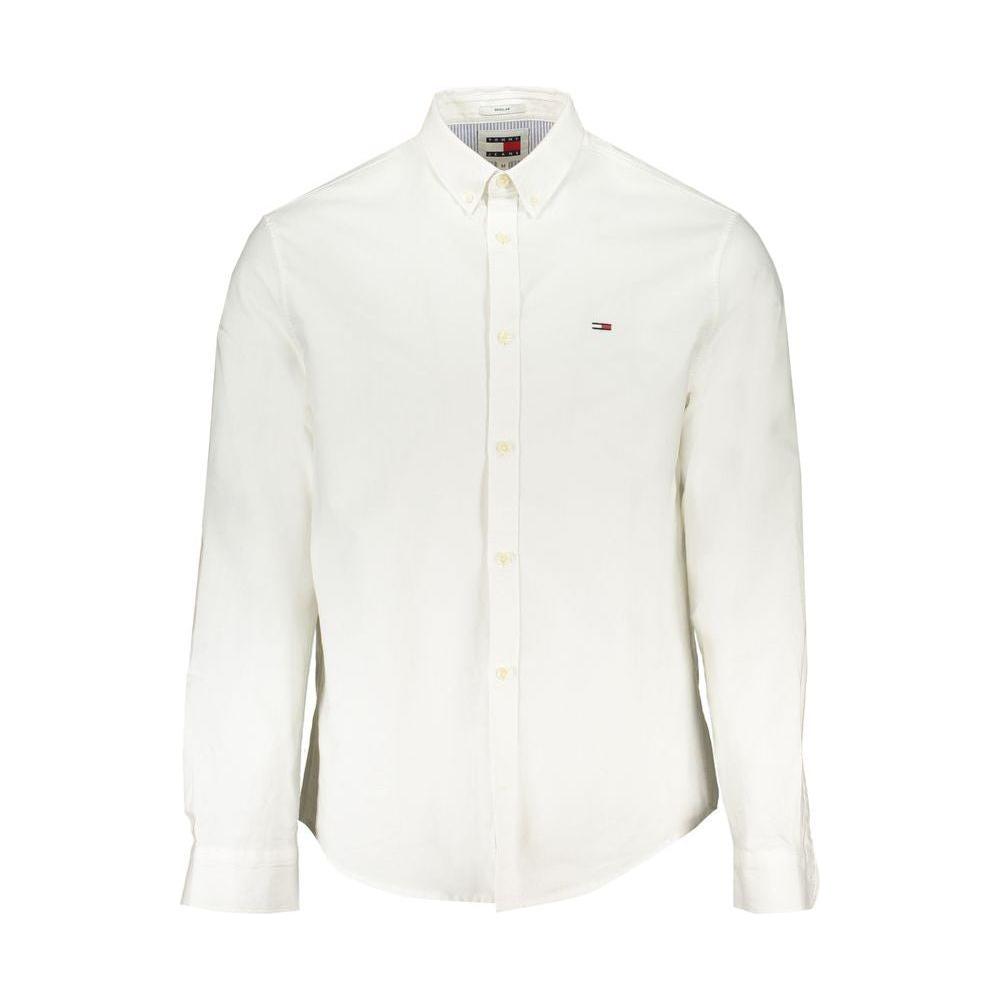 Tommy Hilfiger White Cotton Shirt Tommy Hilfiger