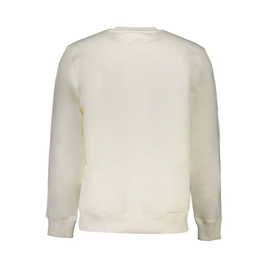 Tommy Hilfiger White Cotton Sweater Tommy Hilfiger