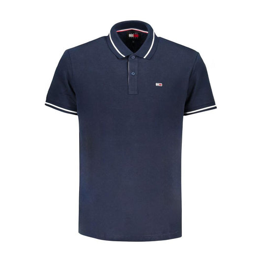 Tommy Hilfiger Blue Cotton Polo Shirt Tommy Hilfiger