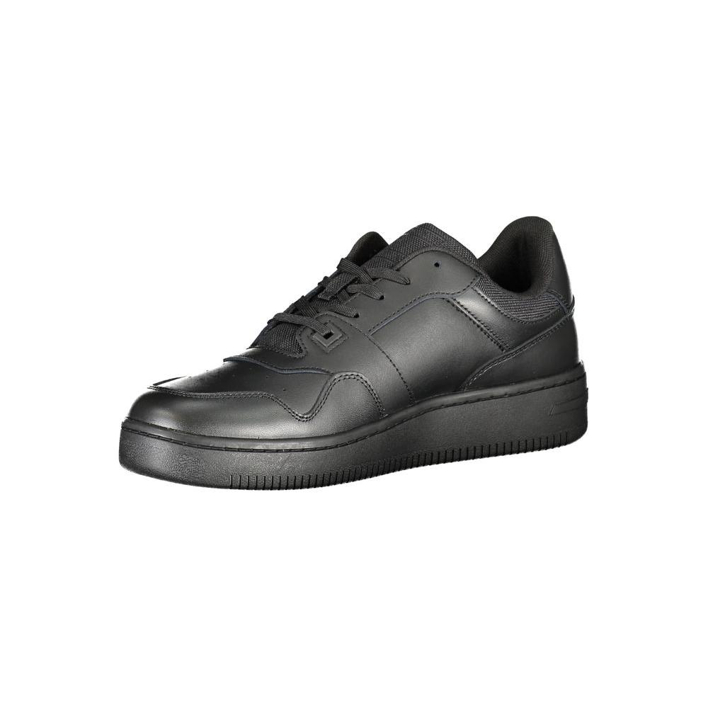 Tommy Hilfiger Black Polyester Sneaker Tommy Hilfiger