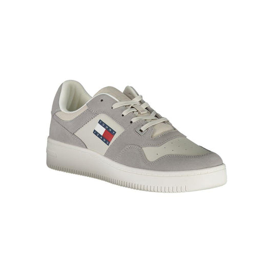 Tommy Hilfiger Gray Polyester Sneaker Tommy Hilfiger