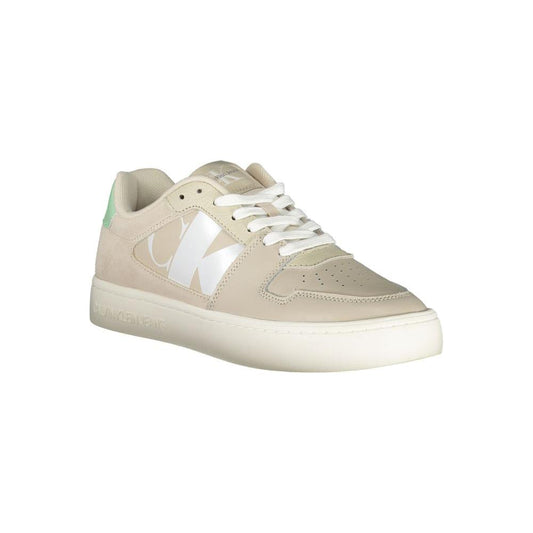 Calvin Klein Beige Polyester Sneaker Calvin Klein