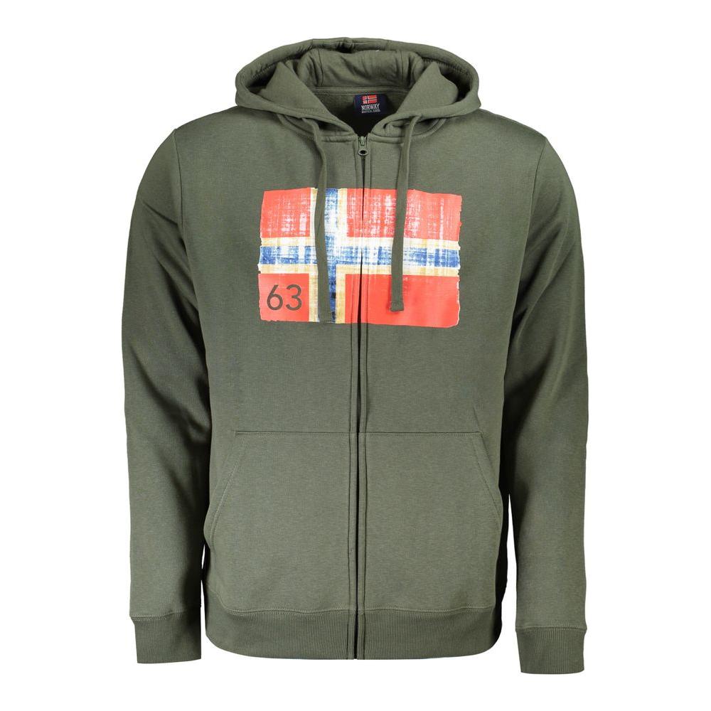 Norway 1963 Green Cotton Men Sweater Norway 1963