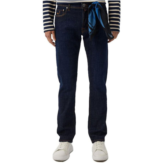 Jacob Cohen Blue Cotton Jeans & Pant Jacob Cohen