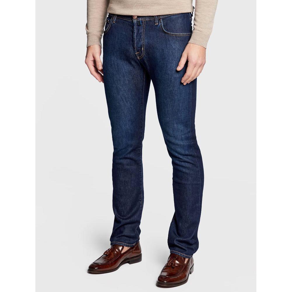 Jacob Cohen Blue Cotton Jeans & Pant Jacob Cohen