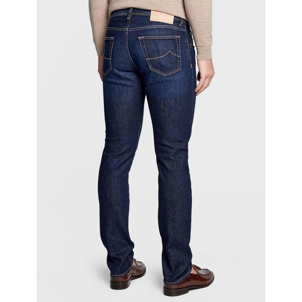 Jacob Cohen Blue Cotton Jeans & Pant Jacob Cohen