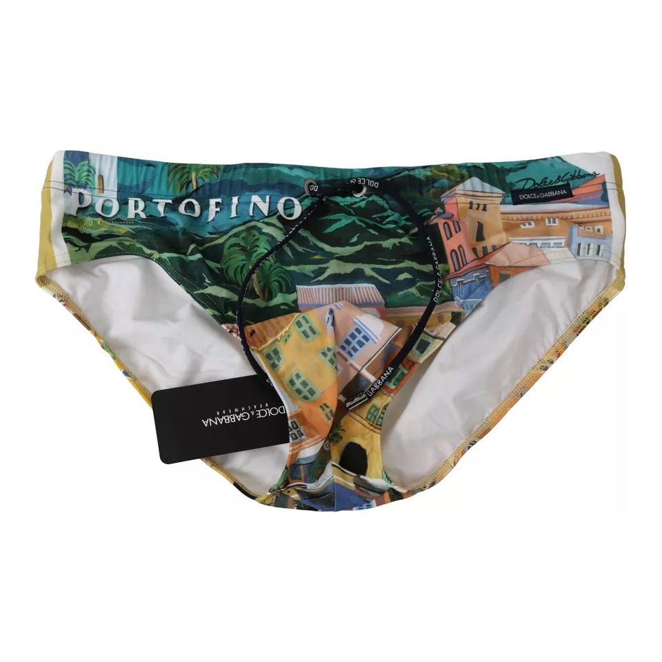 Dolce & Gabbana Multicolor PORTOFINO Beachwear Brief Swimwear Dolce & Gabbana