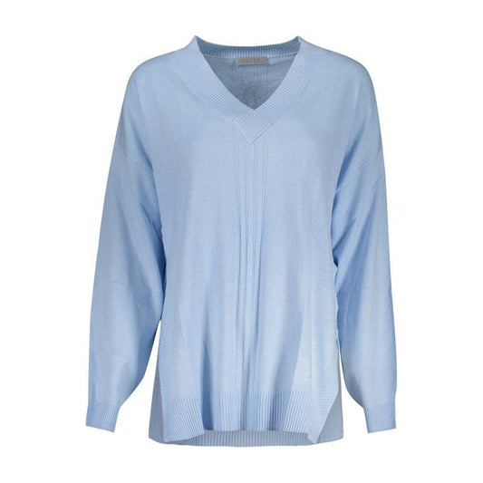 Guess Jeans Light Blue Acrylic Women Sweater Guess Jeans