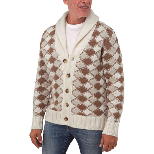 Gran Sasso Bicolor Wool Cardigan Gran Sasso