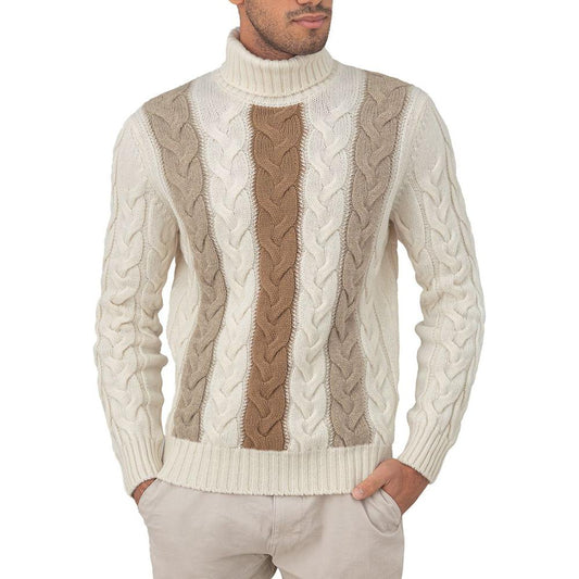 Gran Sasso Bicolor Wool Sweater Gran Sasso