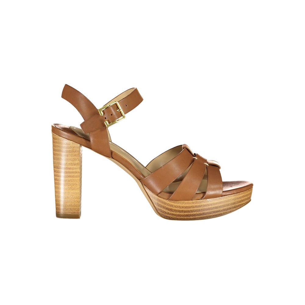 Ralph Lauren Brown Leather Sandal Ralph Lauren