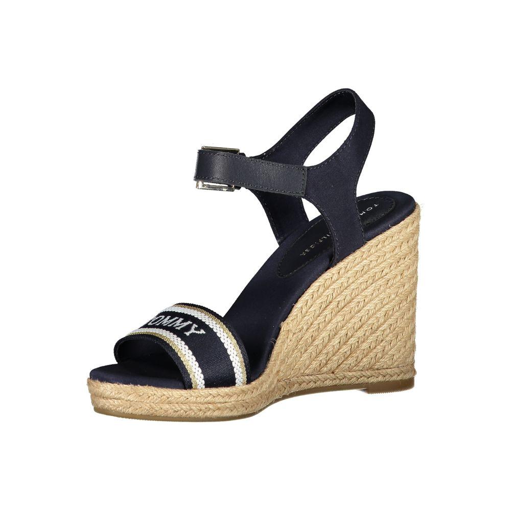 Tommy Hilfiger Blue Polyester Sandal Tommy Hilfiger